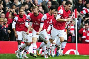  阿森纳北伦敦德比战胜死敌热刺
